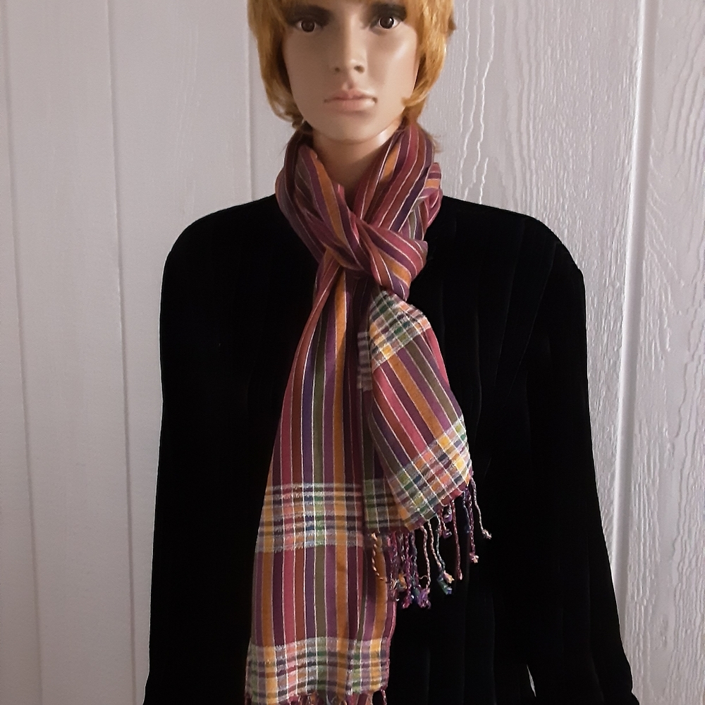 Rachele #262 Pashmina Women's Wrap Shawl Stole Scarf Preowned Good Condition